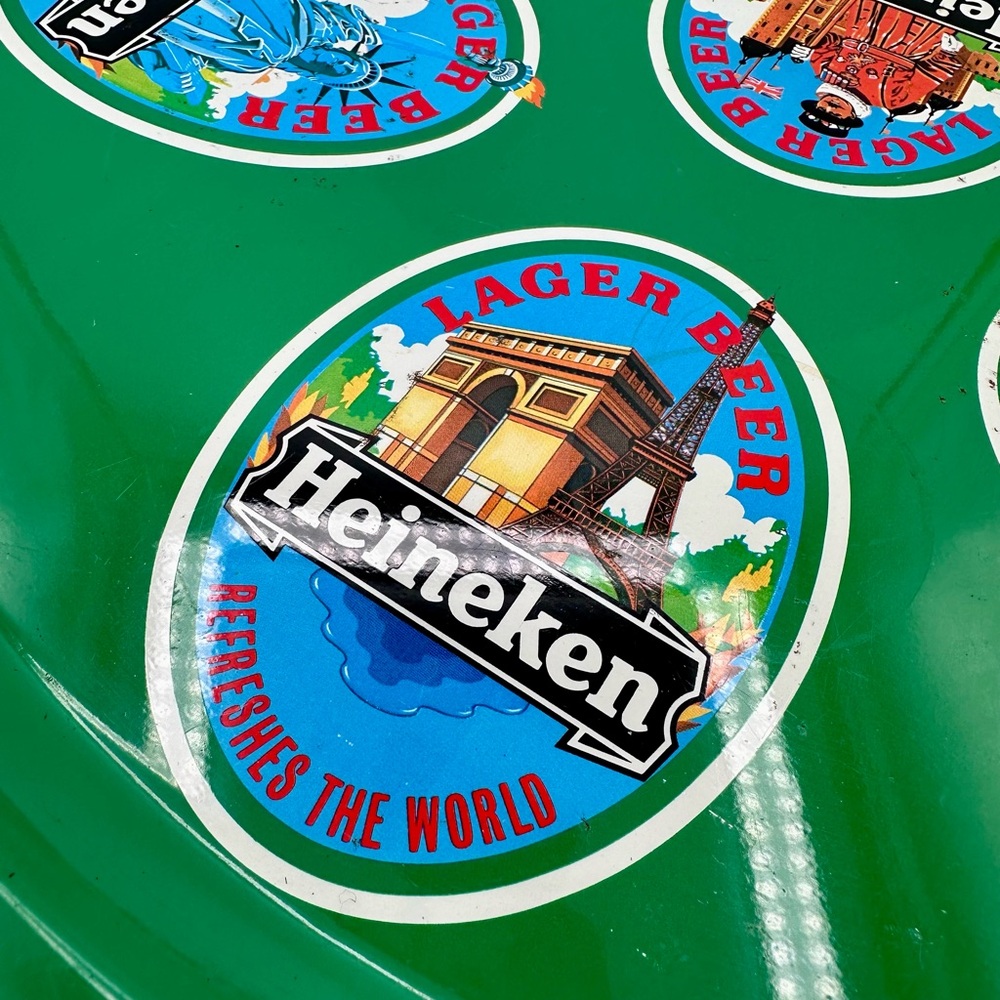 Heineken Metal/Tin Serving Tray Around the World - Picture 9 of 9
